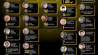 Е-декларации украинских политиков. Инфографика