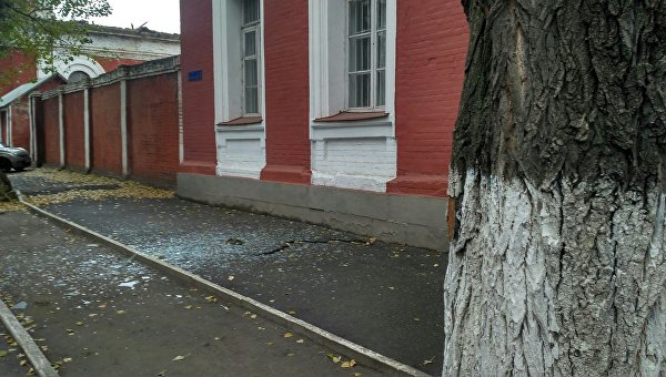 На месте взрыва в воинской части Кропивницкого