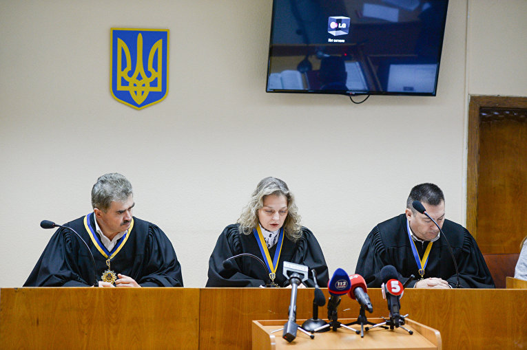 Заседание Подольского райсуда Киева по делу против главы ЛНР Игоря Плотницкого