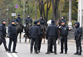 Полиция в ходе митинга педагогов под Верховной Радой