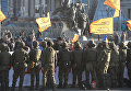 Протест вкладчиков лопнувшего банка Михайловский и правоохранители