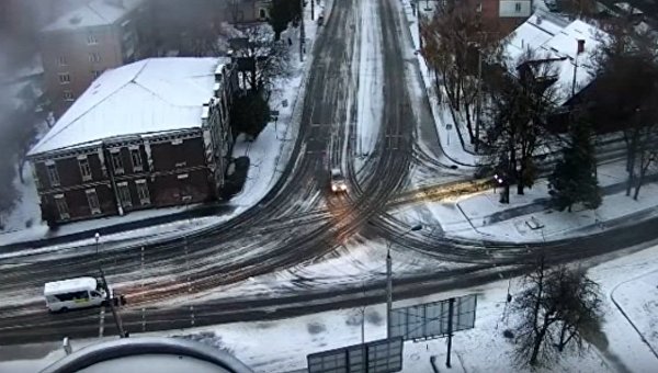 Снег в Хмельницком