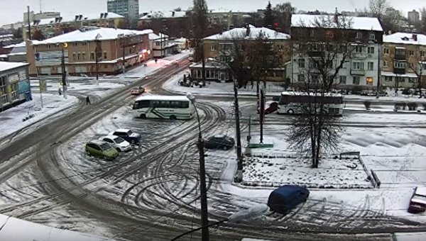 Снег в Хмельницком
