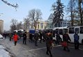 В Киеве перекрыли улицу Институтскую