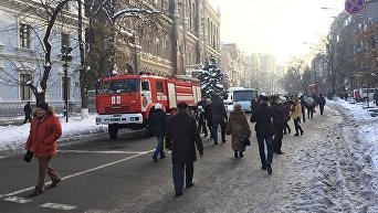 Ситуация на Институтской в Киеве утром 15 ноября