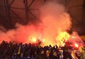 Сжигание сербского флага на стадионе в Харькове