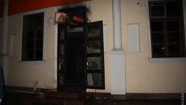 В Одессе неизвестный коктейлем Молотова сжег зал игровых атоматов