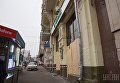 Последствия ночного погрома в отделении Сбербанка в Киеве