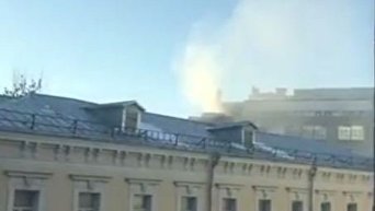 Пожар в московском ЦУМе