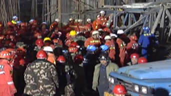 Спасатели на месте обрушения электростанции в КНР: более 70 погибших. Видео