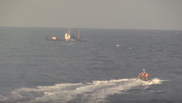 Корабль ВМС РФ Вице-адмирал Кулаков оказал помощь украинскому судну в Средиземном море