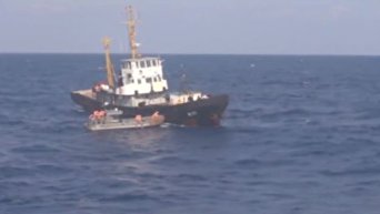 МО РФ показало спасение украинских рыбаков в Средиземном море
