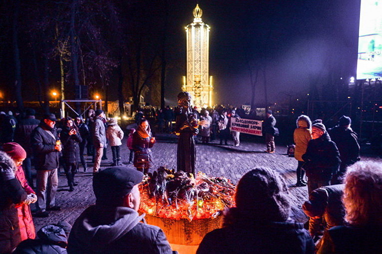 Мероприятия в память о жертвах Голодомора в Киеве