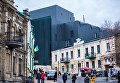 Реконструкция фасада муниципального театра на Андреевском спуске