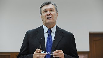 Допрос Виктора Януковича в режиме видеоконференции