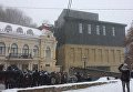 Открытие фасада Театра на Подоле в Киеве