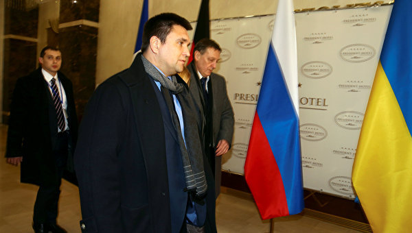 Павел Климкин на переговорах в Минске