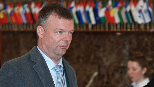 Заместитель главы Специальной мониторинговой миссии ОБСЕ на Донбассе Александр Хуг