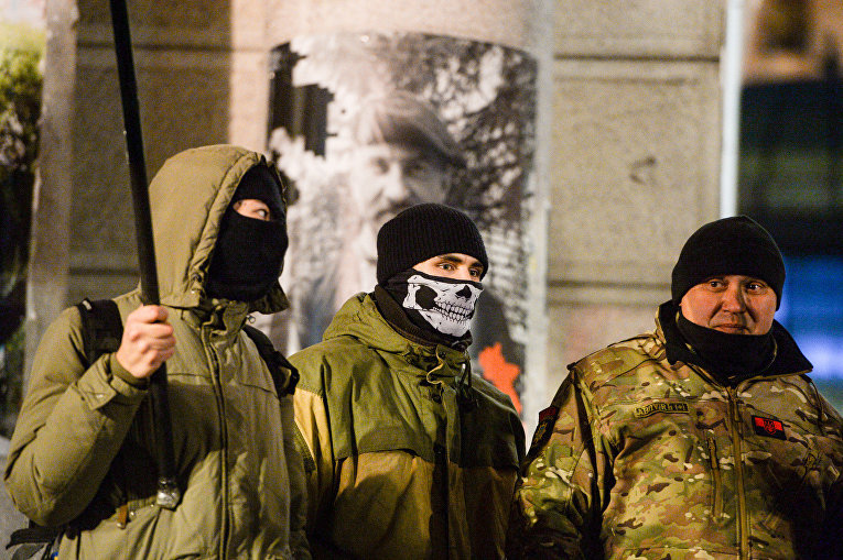 Вече и шествие к третьей годовщине штурма Администрации Януковича
