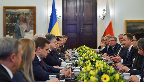 Переговоры украинской и польской делегаций