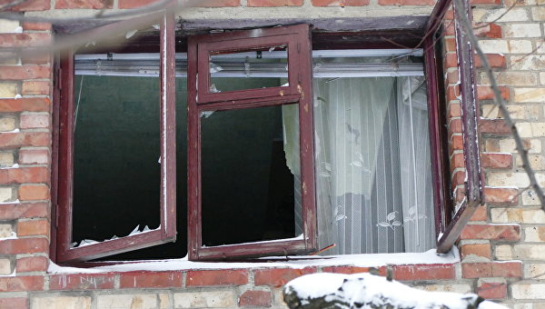 Последствия обстрелов  в Донецкой области