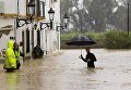 Последствия наводнения в Испании