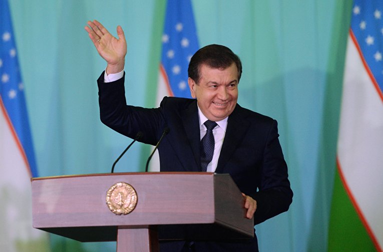 Шавкат Мирзиеев, победивший на выборах президента Узбекистана