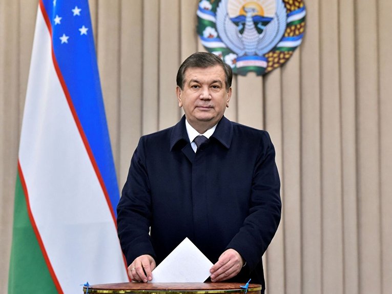 Победитель президентских выборов в Узбекистане Шавкат Мирзиеев