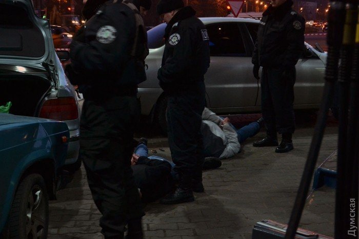 Задержание вооруженной банды в Одессе