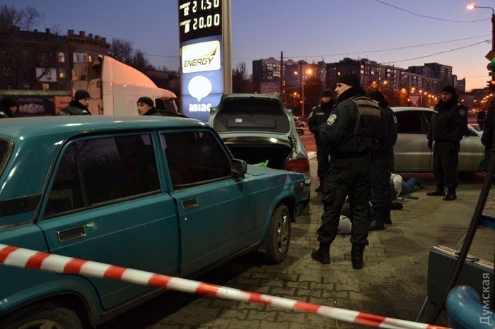 Задержание вооруженной банды в Одессе