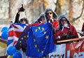 Митинг у Верховного суда Великобритании против выхода Британии из ЕС