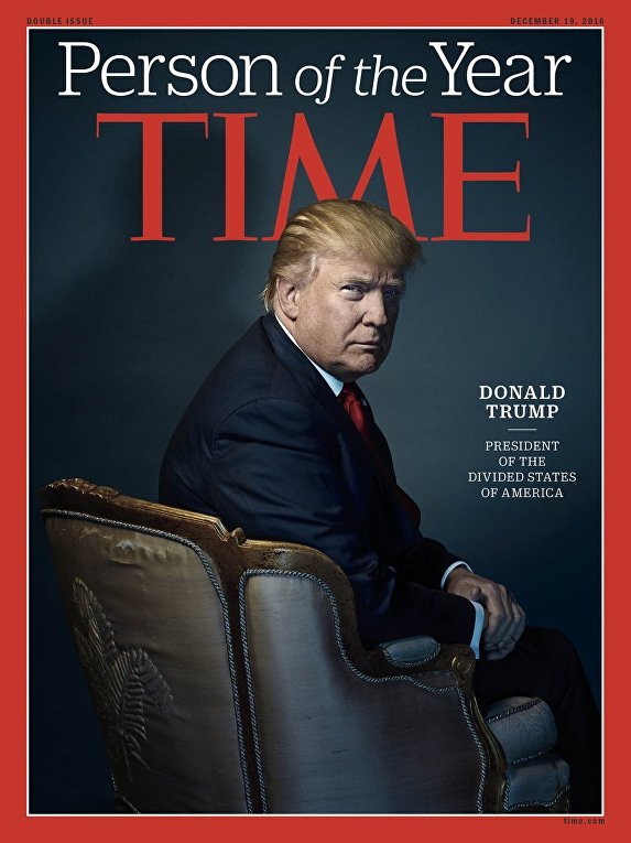 Трамп стал Человеком года - 2016 по версии журнала Time
