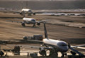 Самолеты Airbus-319, Airbus-320 и Boeing-767. Архивное фото