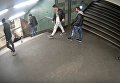 Нападение на девушку в берлинском метро. Видео