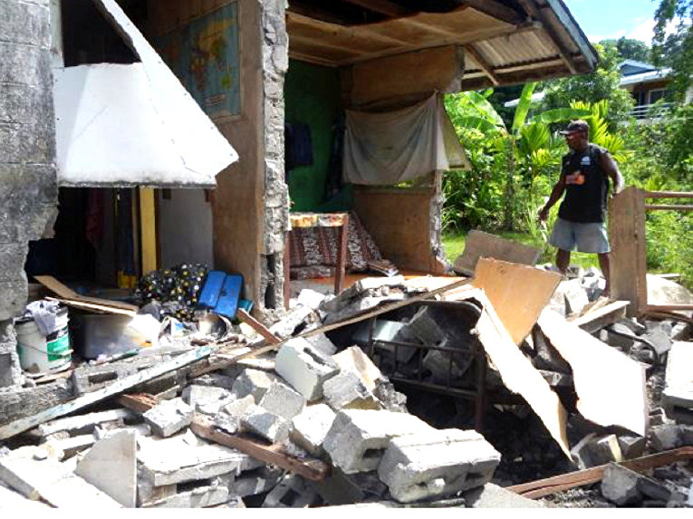 Последствия землетрясения на Соломоновых островах