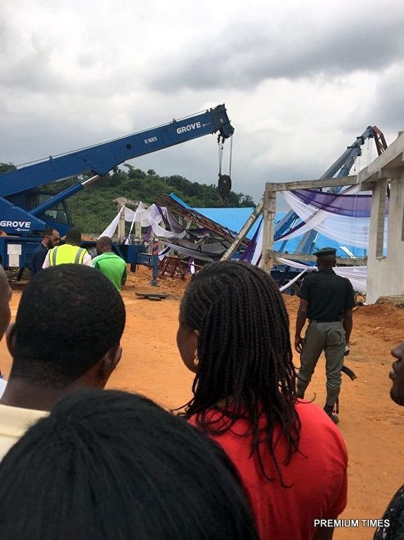 В Нигерии обрушилась крыша церкви