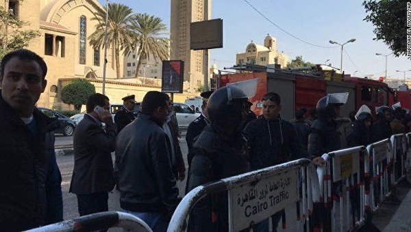 Взрыв в церкви в Каире
