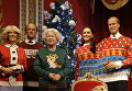 Музей мадам Тюссо нарядил королевскую семью в рождественские свитера