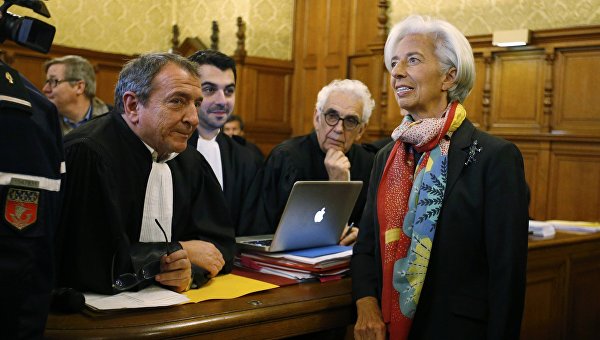 Кристин Лагард в суде