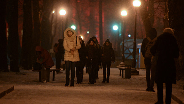 Зима в Киеве. Архивное фото