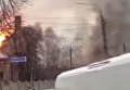 Пожар на пивзаводе в Черновцах