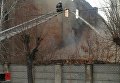 Масштабный пожар на пивзаводе в Черновцах