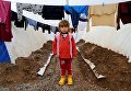 Дети в лагере беженцев из иракского Мосула