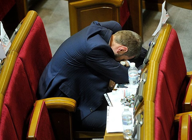 Заседание Верховной Рады. Принятие бюджета-2017