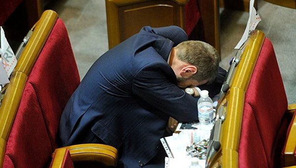 Заседание Верховной Рады. Принятие бюджета-2017