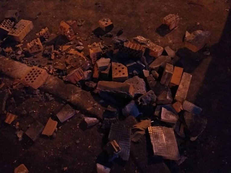 Демонтаж киосков и столкновения на КПИ в Киеве