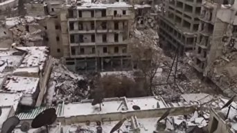Вид на Алеппо с беспилотника