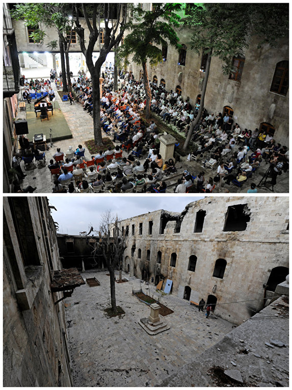 Сирийский Алеппо до и после войны