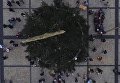 Видео главной елки страны с высоты птичьего полета