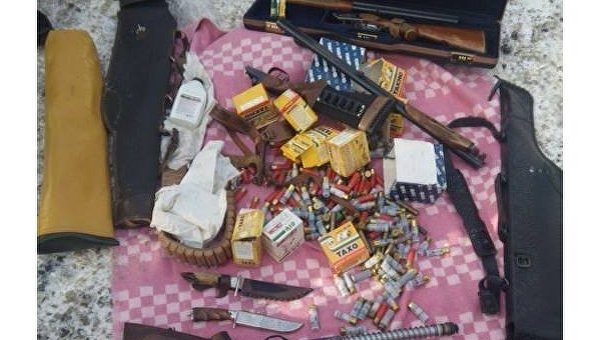 Тайники с оружием, обнаруженные СБУ в зоне АТО